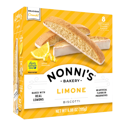 بسكويت إيطالي فاخر Nonni's بالليمون