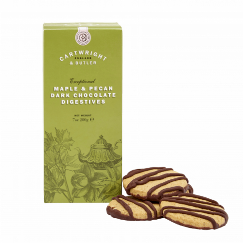 Premium biscuits with pecans and chocolate from Cartwright and Butler