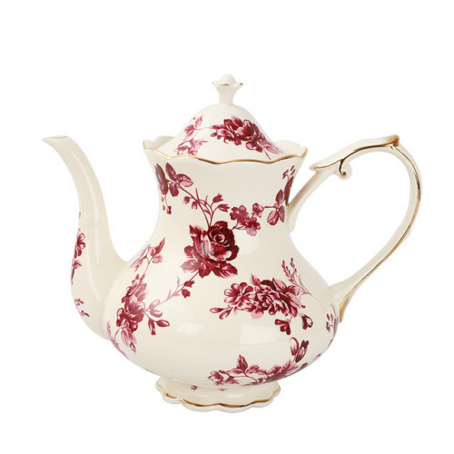 إبريق شاي إنجليزي Philippa أحمر