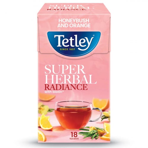 شاي سوبر أعشاب Tetley لنضارة البشرة