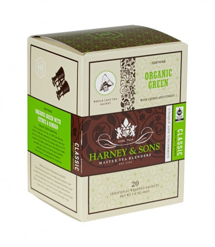 شاي أخضر عضوي Harney & Sons الملكي