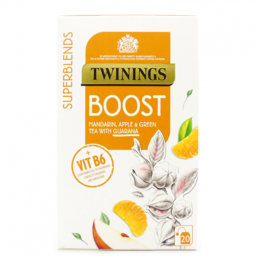 شاي أخضر مزيج سوبر Twining لتعزيز الطاقة