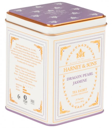 شاي الياسمين الأبيض الفاخر Harney & Sons الملكي