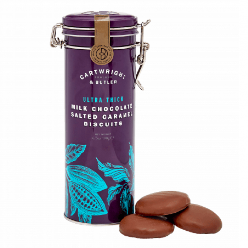 بسكويت فاخر بالكراميل المملح والشوكولاته من كارترايت وبتلر
