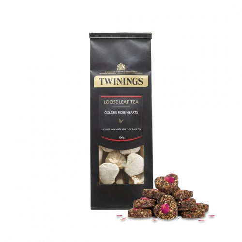 شاي أسود بالورد على شكل قلوب Twinings