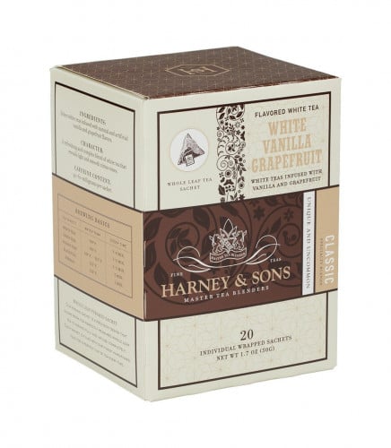 شاي أبيض بالفانيلا والجريب فروت Harney & Sons الملكي