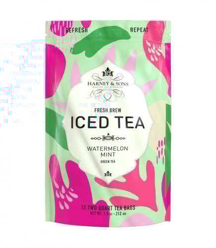 شاي مثلج بالبطيخ والنعناع Harney & Sons الملكي