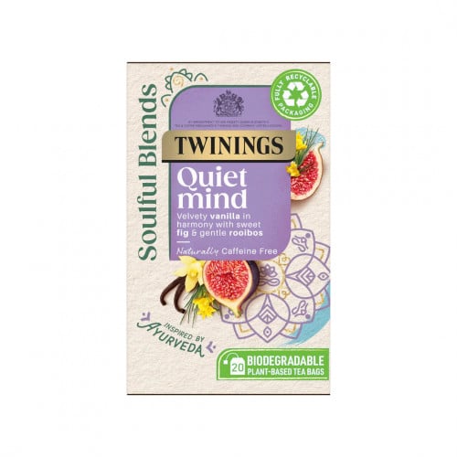 شاي أعشاب سولفل بليند Twining التين والفانيلا والم...
