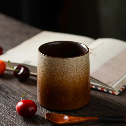 كوب قهوة لاتيه Cozy لون بني