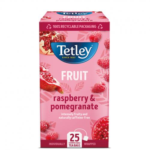 شاي فواكه Tetley التوت والرمان
