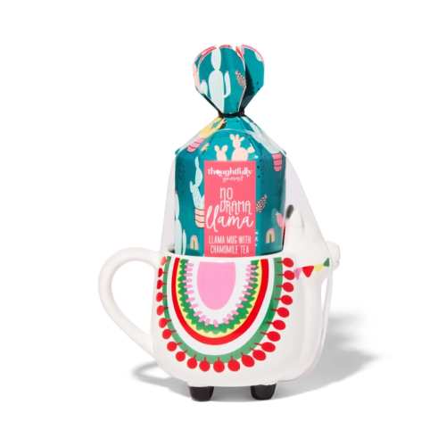 مجموعة كوب وشاي Llama Thoughtfully