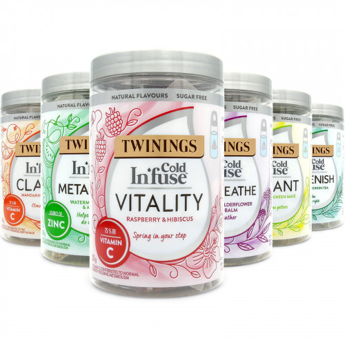 منقوع الماء البارد Twinings Wellness مجموعة كاملة