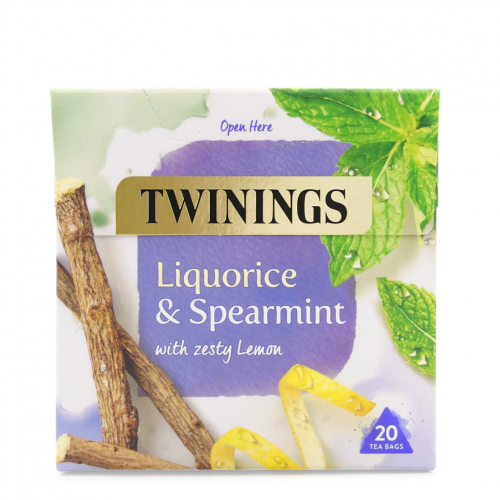 شاي أعشاب Twining بعرق السوس والنعناع السنبلي والليمون