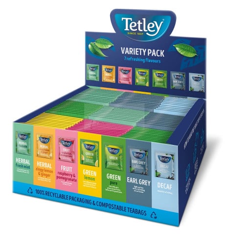 مجموعة شاي Tetley المتنوعة