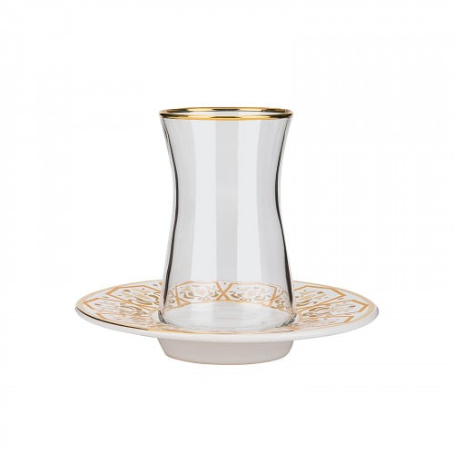 طقم استكانات شاي تركي Gold Mark