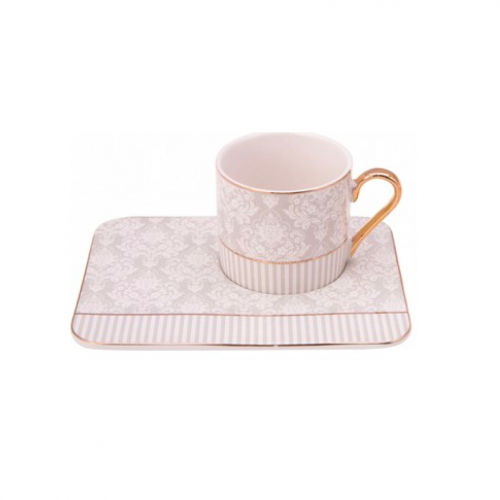 فنجال قهوة تركية من الخزف Queen