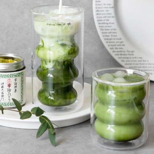 كوب زجاجي مزدوج Matchy