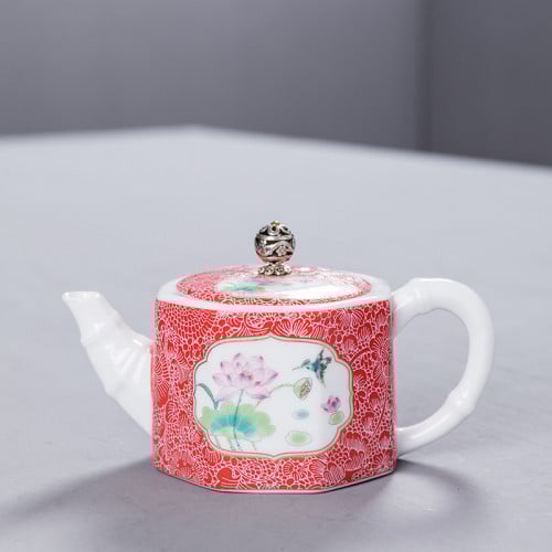 إبريق شاي إنجليزي Bamboo أحمر