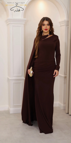 فستان سهرة - بني