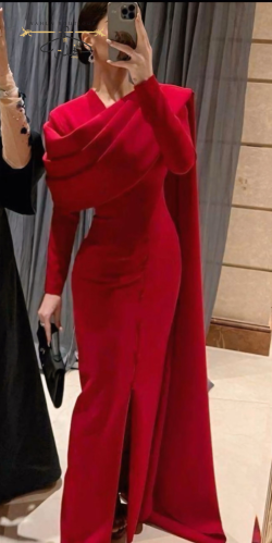 فستان سهرة - برغندي