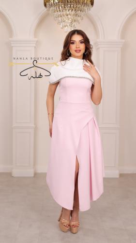 فستان - وردي