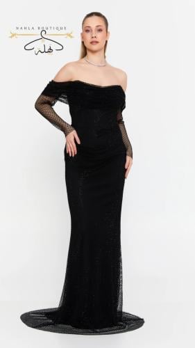 فستان سهرة - أسود