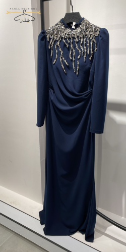 فستان سهرة - كحلي