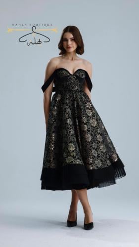 فستان سهرة - أسود