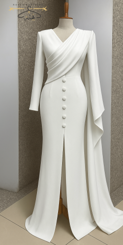 فستان سهرة - ابيض