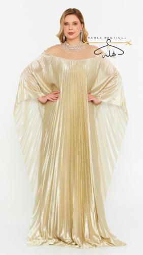 فستان سهرة - ذهبي