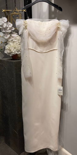فستان سهرة - أوف وايت