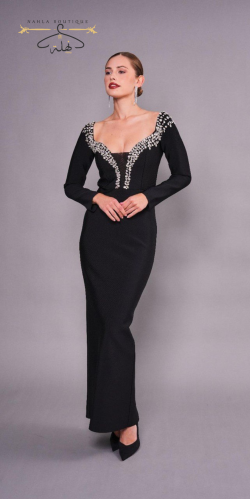 فستان سهرة - أسود