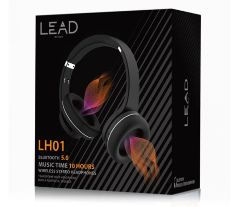 سماعة LEAD LH01 (سماعة رأس ومكبر صوت 2 في 1)