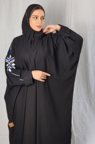 عبايه اماراتي بتطريز ناعم