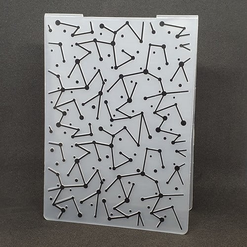 Connected Stars Embossing Folder, 14.5x10.6 cm