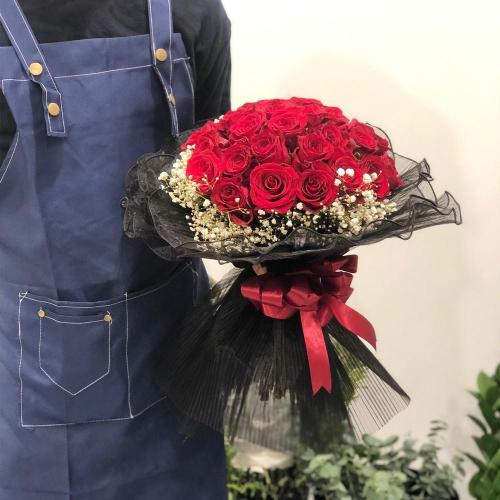 باقة20 وردة جوري Bouquet of 20roses