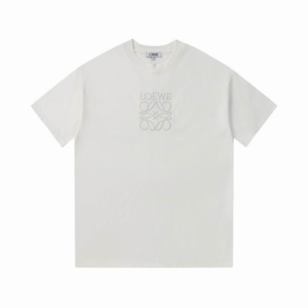 Loewe Logo Embroidered Crewneck T-Shirt