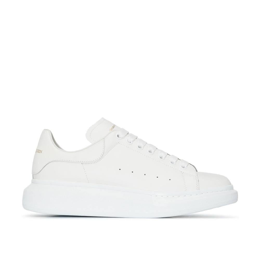 ALEXANDER MCQUEEN Leather exaggerated sole sneakers