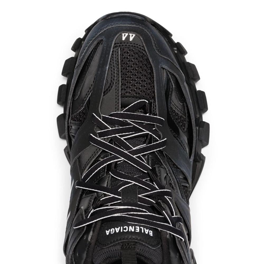 BALENCIAGA Track logo-detailed mesh and rubber sneakers