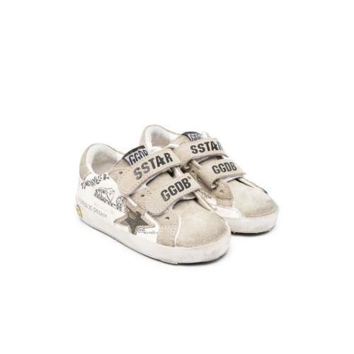 GOLDEN GOOSE Old School Signature Glitter Velcro S...