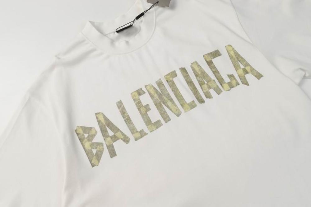 BALENCIAGA Printed cotton-jersey T-shirt Size:(M)