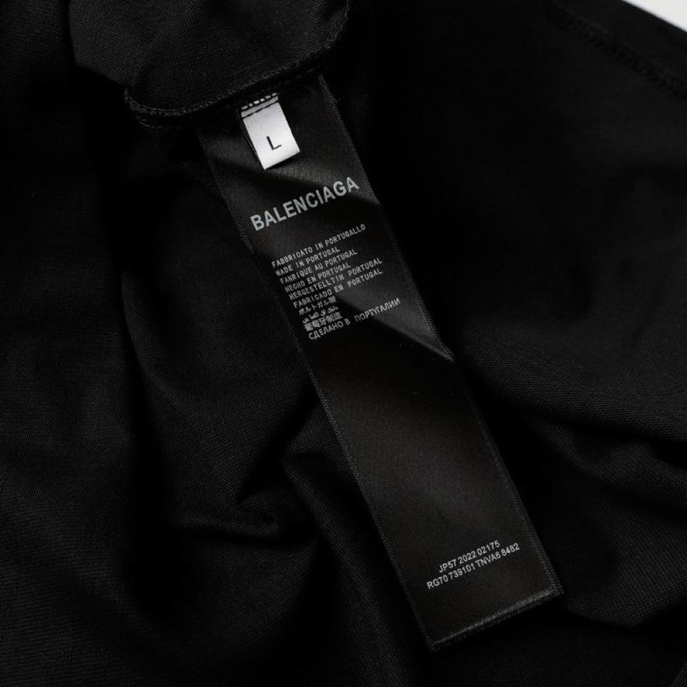 BALENCIAGA Printed cotton-jersey T-shirt