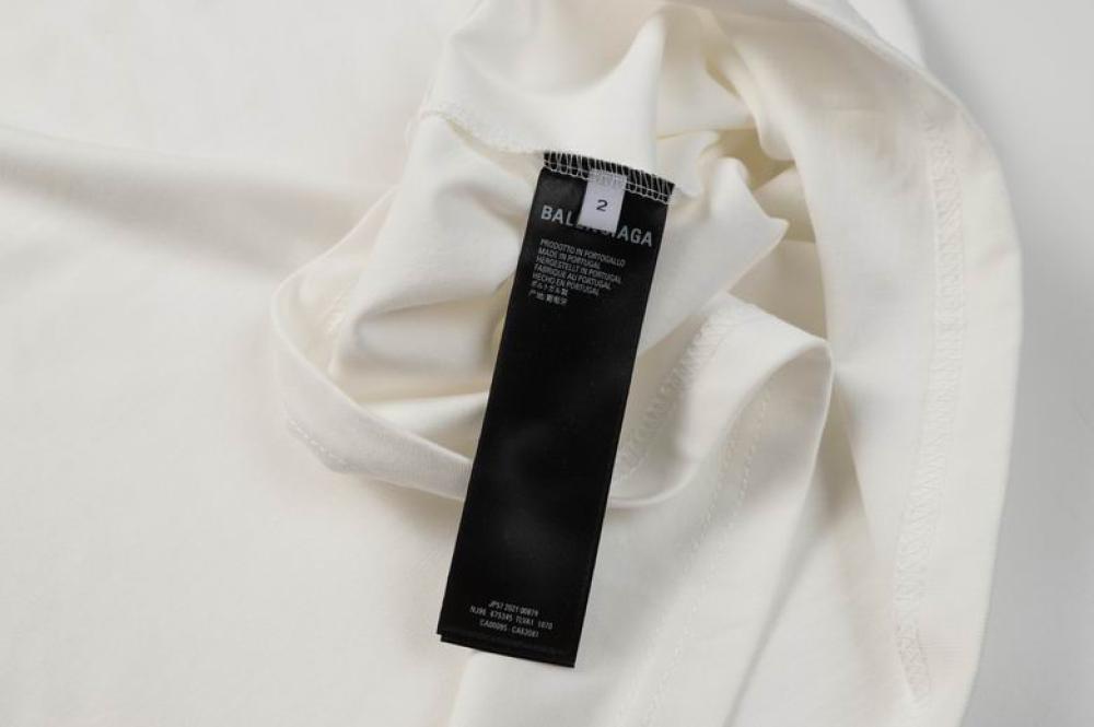 BALENCIAGA Printed cotton-jersey T-shirt Size:(S)
