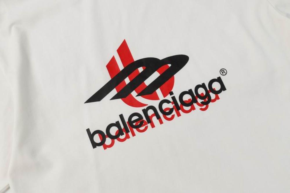 BALENCIAGA Printed cotton-jersey T-shirt Size:(M)