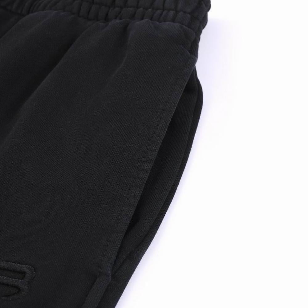 Balenciaga logo-embroidered velour track pants