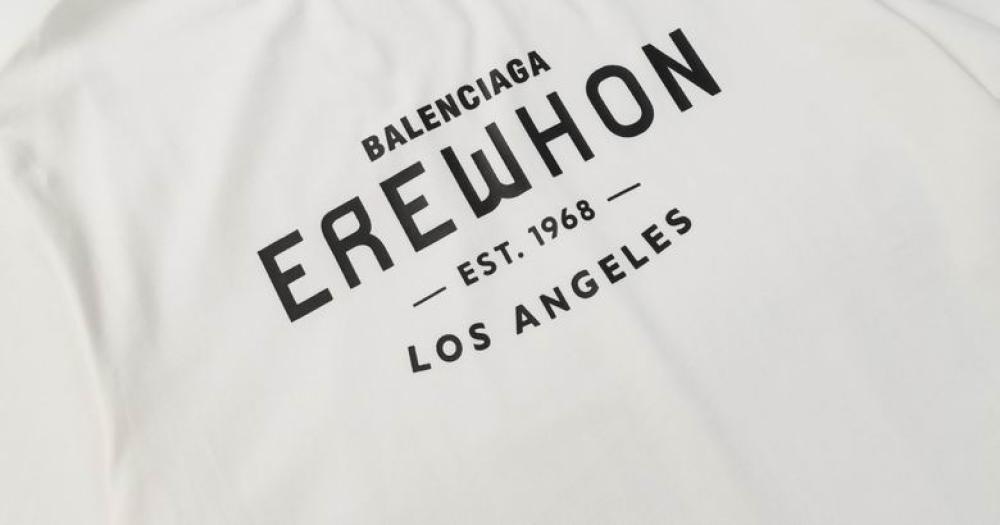 BALENCIAGA Printed cotton-jersey T-shirt Size:(S)