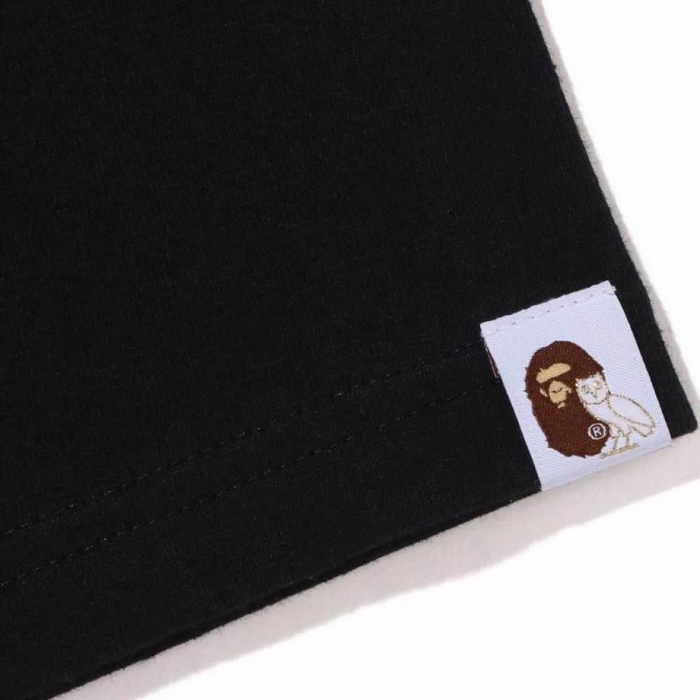 BAPE x OVO Ape Head Tee Black Gold