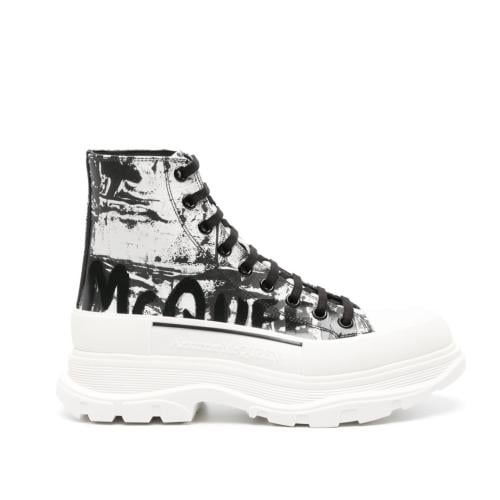 Alexander McQueen Tread Slick ankle boots Size:(43)
