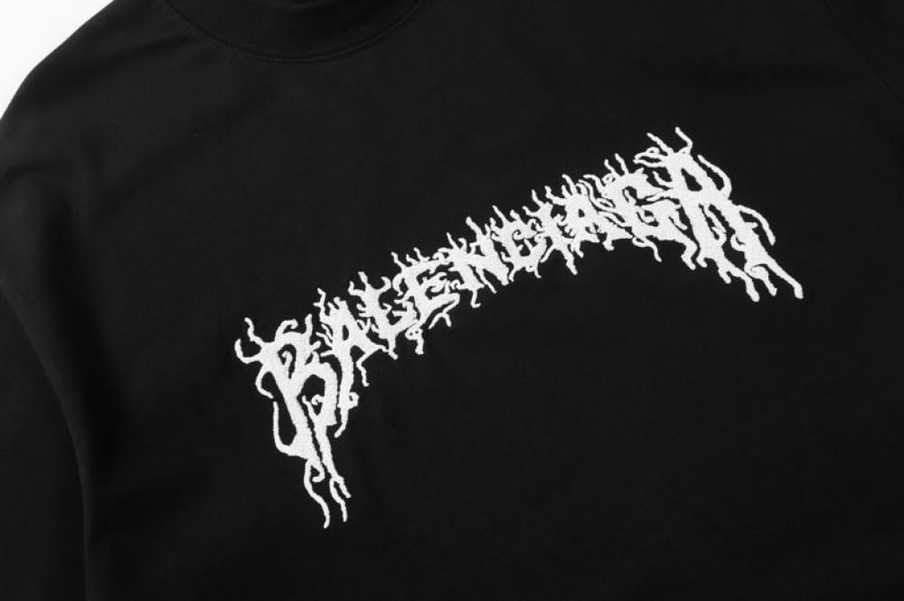 BALENCIAGA Printed cotton-jersey T-shirt