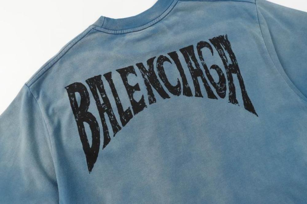 BALENCIAGA Printed cotton-jersey T-shirt Size:(M)